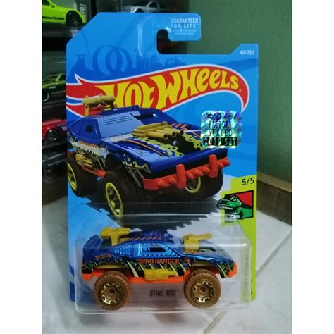 Hot Wheels Factory Sealed Dino Riders Sting Rod Treasure Hunt Shopee Malaysia