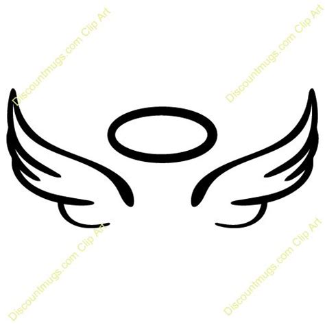 The 40 best Angel With Halo Tattoo Outline images on Pinterest | Tattoo ...