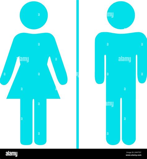 Wc Sign Icon Toilets Icon Unisextoilet Symbol Vector Man And Woman