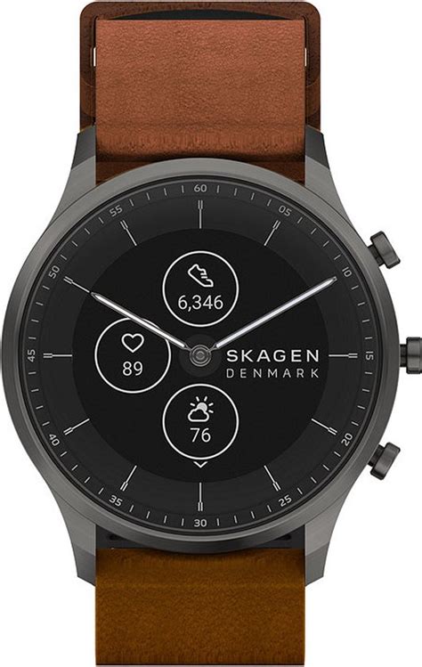 Skagen Gen 6 Hybrid Jorn SKT3201 Smartwatch Heren 42 Mm Bruin Bol