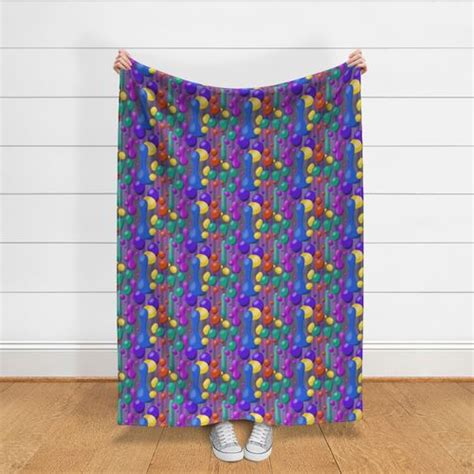 Lava Lamp Wall Fabric Spoonflower