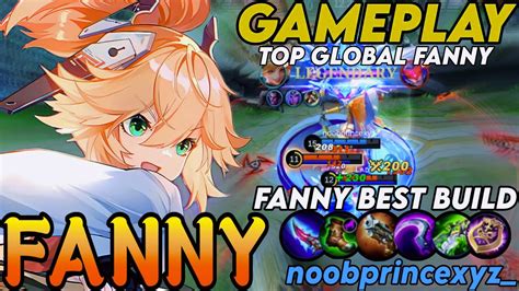 Gameplay Fanny Top Global Fanny By Noobprincexyz Fanny Best Build