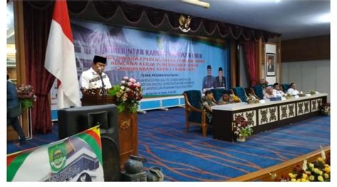 Bupati Rohul Sukiman Resmi Membuka Musrenbang RKPD Tahun 2025