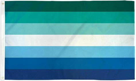 Amazon Gay Male Rainbow Flag X Ft Lgbtq Pride Blue Green D