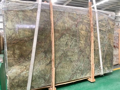 Supply India Rainforest Green Marble Wholesale Factory Xiamen Vq