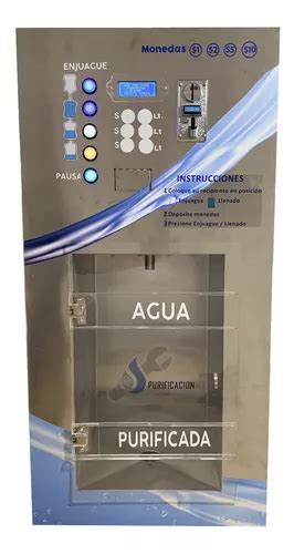 Vending Agua Purificada Regresa Cambio Llena Enjuaga Premium MercadoLibre