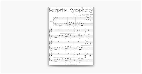 ‎Surprise Symphony Beginner Piano Sheet Music on Apple Books