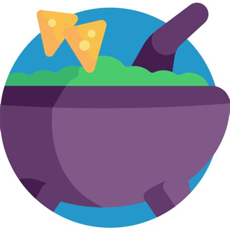 Guacamole Detailed Flat Circular Flat Icon