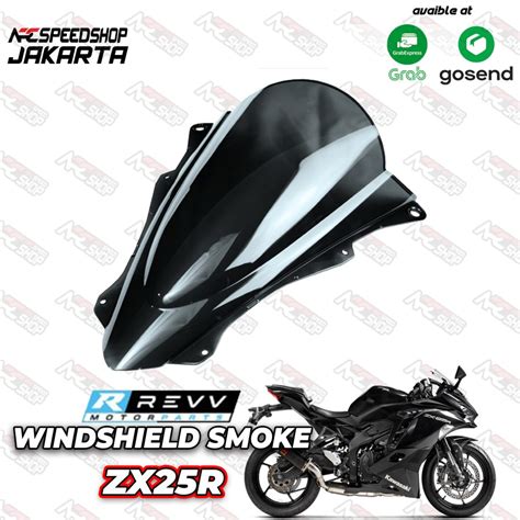 Jual Windshield REVV Kawasaki ZX25R ZX 25R ZX25 R Visor Shopee Indonesia