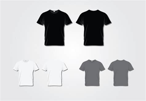 Premium Vector T Shirts Template Mockup Vector Design