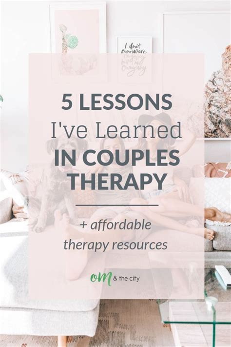 5 Lessons Ive Learned In Couples Therapy Therapy Is For Everyone