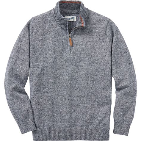 Mens Strongarm 14 Zip Mock Sweater Duluth Trading Company