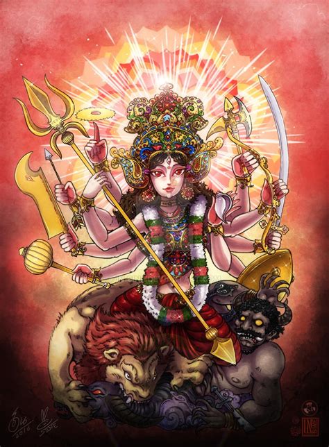 Pin By Yandros On Diosa Kali Durga Durga Maa Artist