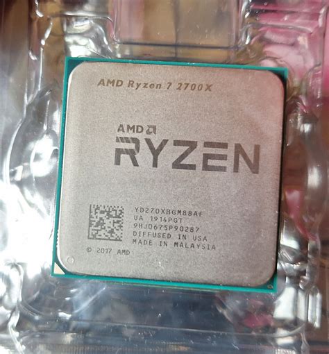 Used Amd Ryzen 2nd Gen 7 2700x 43 Ghz Eight Core Yd270xbgm88af Processor Ubbthreads