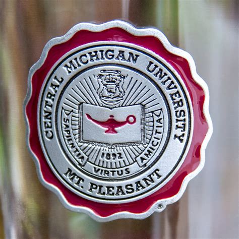 Central Michigan University Seal Pilsner Glass The Cmu Bookstore