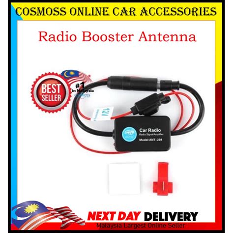 12v Car Fmandam Radio Antenna Signal Amplifier Booster Ant 208 Enhancer Device Android Player