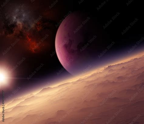 Planets And Exoplanets Of Unexplored Galaxies Sci Fi New Worlds To