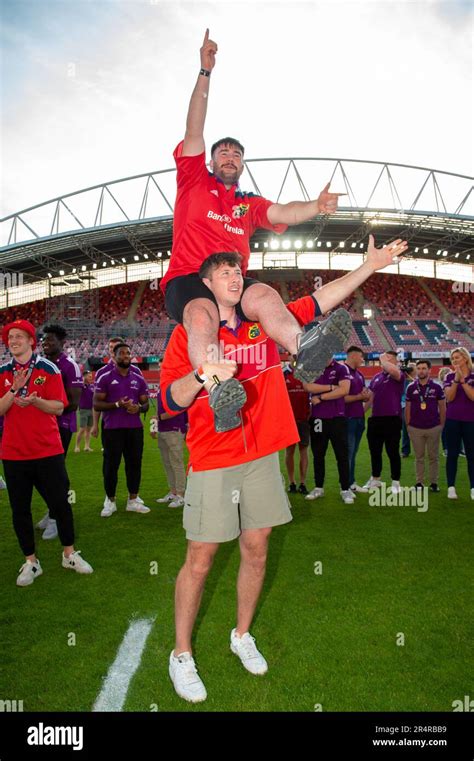 Limerick Ireland 29th May 2023 Tom Ahern And John Hodnett Celebrate