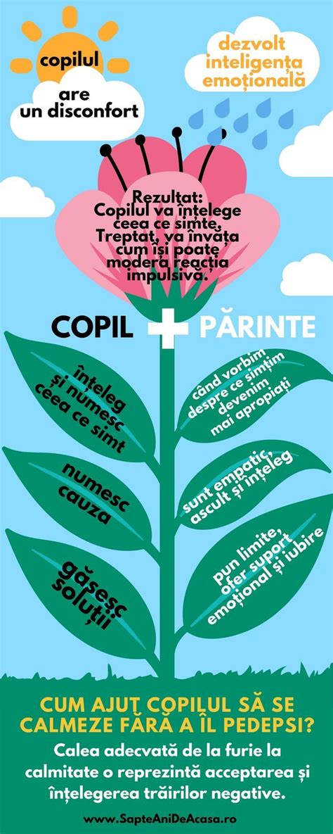 Cum Ajut Copilul S Se Calmeze F R A L Pedepsi Infografic