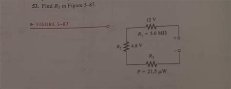 Solved 53 Find RT In Figure 587 FIGURE 5 87 Chegg