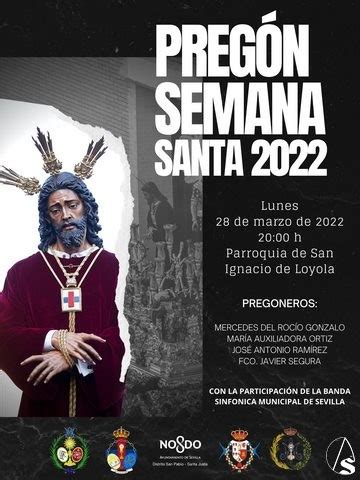 Hoy Preg N De Semana Santa Del Distrito San Pablo Santa Justa