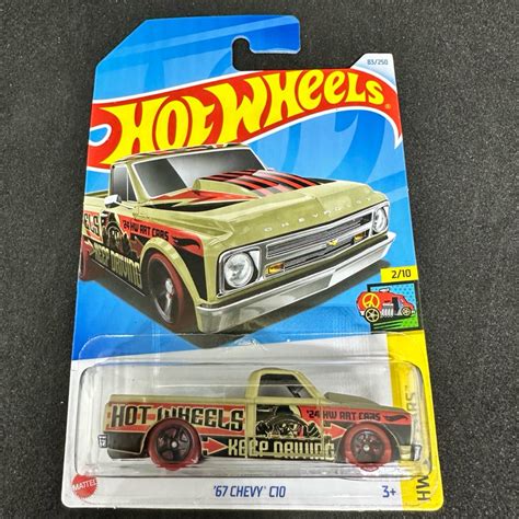 Jual Hot Wheels Chevy C HW Art Cars Hijau Shopee Indonesia