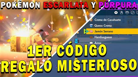 Primer C Digo De Regalo Misterioso Pokemon Purpura Y Escarlata Youtube