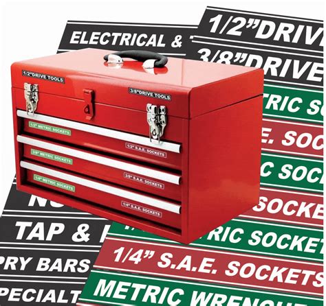 Adhesive Toolbox Labels Fits All Craftsman Tool Boxes Ebay