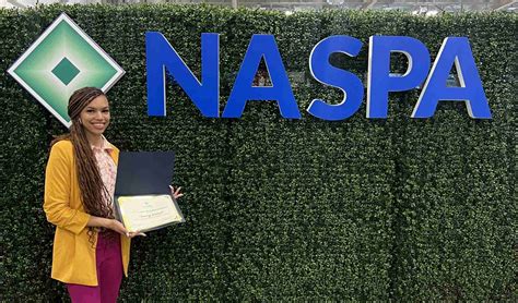 Chancey Gunnell Wins First Place At Annual Naspa Conference