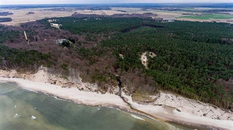 Fotografia z drona Słupsk Ustka Pomorze