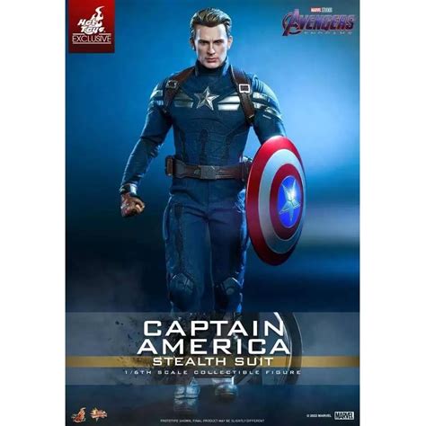 Hot Toys Avengers Endgame Captain America Stealth Suit 1 6 Scale Collectible Figure MMS607