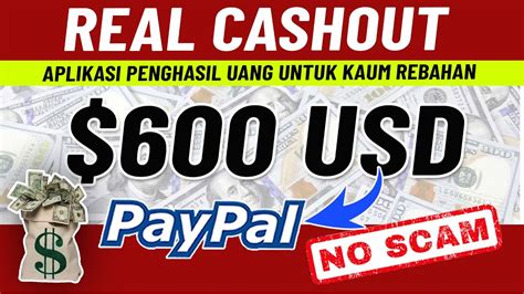 Rebahan Dibayar Usd Paypal Aplikasi Penghasil Uang Tanpa