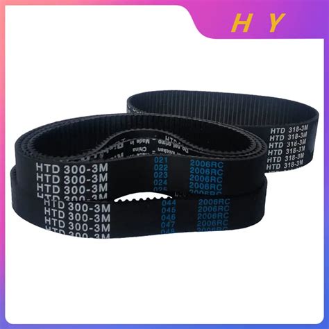 HTD 3M Closed Loop Rubber Timing Belt Pitch Length 939 945 954 960 966