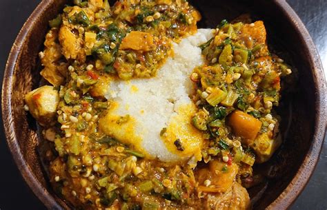 Vibrant Nigerian Okro Soup