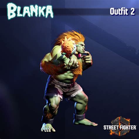 Blue Blanka Street Fighter