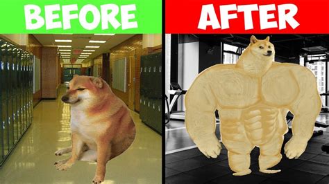 Cheems turns into Buff Doge - YouTube