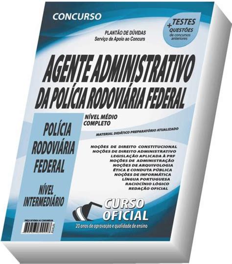 Apostila PRF Polícia Rodovíaria Federal Agente Administrativo