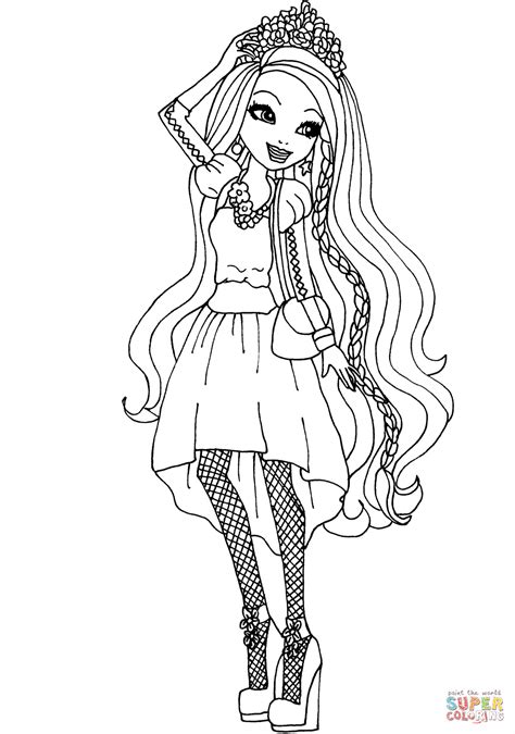 Dibujo De Ever After High Briar Beauty Para Colorear Dibujos Para