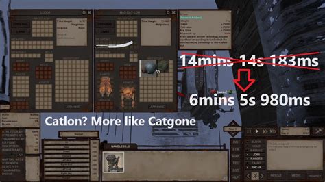 Kenshi Defeat Catlon Hardcore 6 Minutes 598 Seconds Wr Youtube