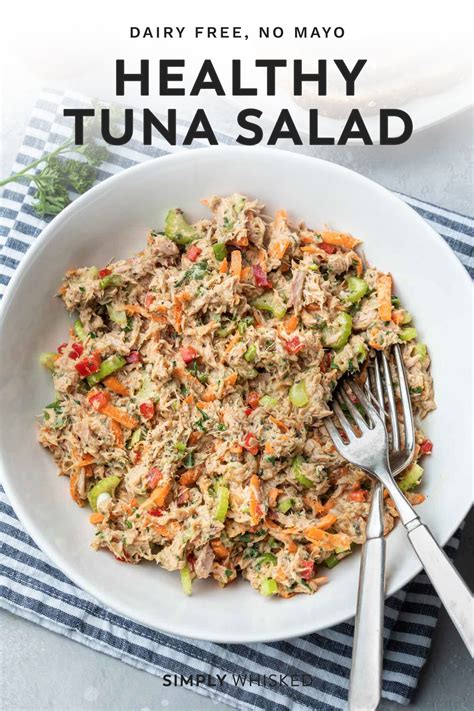 Healthy Tuna Salad Recipe No Mayo Tuna Salad Simply Whisked