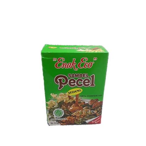 Jual Enak Eco Sambel Pecel Sedang 185 Gr Shopee Indonesia