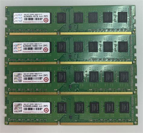 Yahooオークション Transcend 16g Kit Ddr3 1600 Cl11