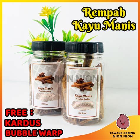 Jual Kayu Manis Batang Original Cinnamon Batangan Premium Shopee