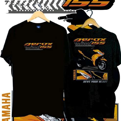 KAOS CLUB YAMAHA AEROX 155 TSHIRT DISTRO SABLON DTF Lazada Indonesia