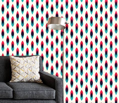 Buy Vintage Geometric Pattern Non PVC Self Adhesive Peel Stick Vinyl