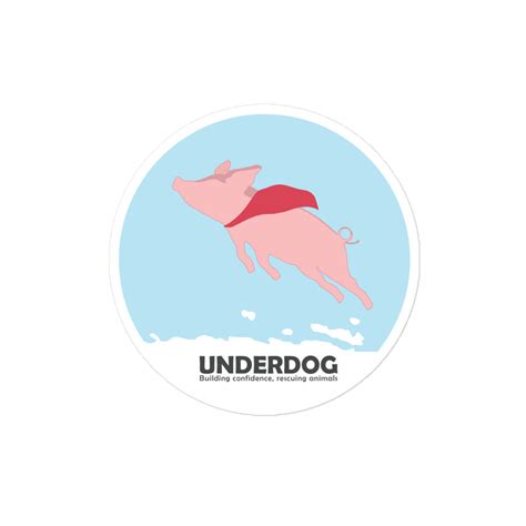 Underdog Logo Sticker — underdog