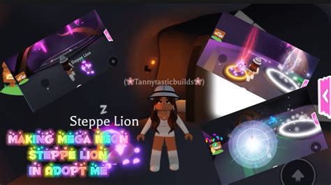 💖 Making Mega Neon Steppe Lion In Adopt Me 💖 Youtube