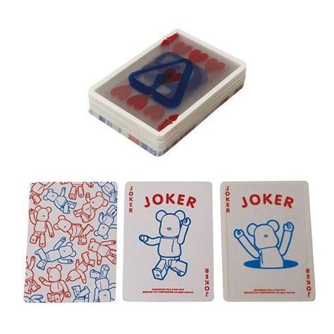 CDJapan BE RBRICK CLEAR SOLID PLAYING CARDS Hobby Collectible