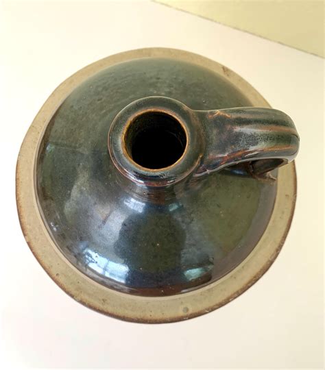 Antique Uhl Pottery Gallon Jug Huntingburg Indiana Farmhouse