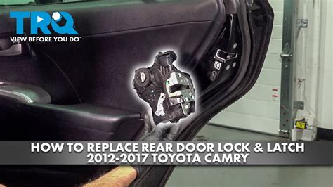 How To Replace Rear Door Lock Actuator Integrated Latch